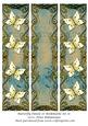 Butterfly Panels or Bookmarks Set 16