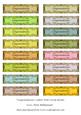 Congratulations Labels with Swirly Border