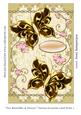 Two Butterflies & Flowers Various Occasions Card Front 2