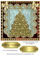 Swirly Christmas Tree 8x8 Topper 2