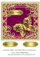 Stunning Topper with Butterfly & Swirly Border 3