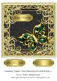 Stunning Topper with Butterfly & Swirly Border 5