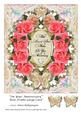 On Your Anniversary Rose Frame Large Card