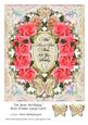 On Your Birthday Rose Frame Large Card