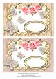 Roses & Butterflies 2 Card Fronts Set 3