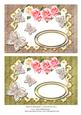 Roses & Butterflies 2 Card Fronts Set 4