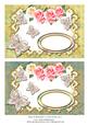 Roses & Butterflies 2 Card Fronts Set 5