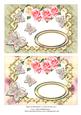 Roses & Butterflies 2 Card Fronts Set 7