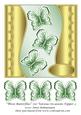 Three Butterflies 7x7 Various Occasions Topper 2
