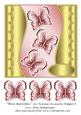 Three Butterflies 7x7 Various Occasions Topper 6