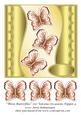 Three Butterflies 7x7 Various Occasions Topper 9
