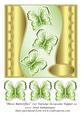 Three Butterflies 7x7 Various Occasions Topper 10