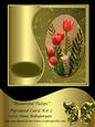 Beautiful Tulips Pyramid Card Kit 2