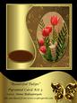 Beautiful Tulips Pyramid Card Kit 3