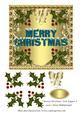 Merry Christmas 6x6 Topper 8