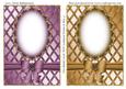 Two Blank Cards with Scalloped Frame & Bow 4
