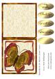 Butterfly on an Abstract Frame Card 2