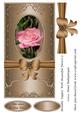 Metallic Topper with Beautiful Flower 5