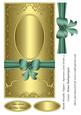 Blank Metallic Topper/ Aperture Card Front 4