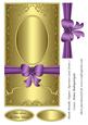 Blank Metallic Topper/ Aperture Card Front 7