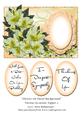 Flowers on Pastel Background Various Occasions Topper 3