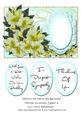 Flowers on Pastel Background Various Occasions Topper 4