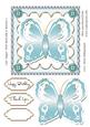 Cute Topper with Butterfly & Buttons 2