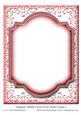 Elegant Blank Card Front with Frame 2
