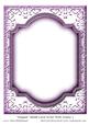 Elegant Blank Card Front with Frame 3
