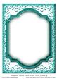 Elegant Blank Card Front with Frame 4