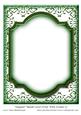 Elegant Blank Card Front with Frame 10