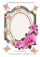 Blank Shaped Topper with Flowers & Butterflies 8