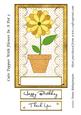 Cute Topper with Flower in a Pot 3