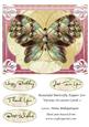 Beautiful Butterfly Topper for Various Occasion Cards 2