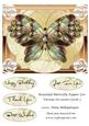 Beautiful Butterfly Topper for Various Occasion Cards 3
