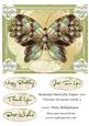 Beautiful Butterfly Topper for Various Occasion Cards 4