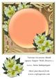 Various Occasions Blank Square Topper with Flowers 2
