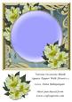 Various Occasions Blank Square Topper with Flowers 3