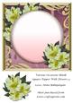 Various Occasions Blank Square Topper with Flowers 4