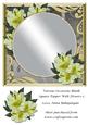 Various Occasions Blank Square Topper with Flowers 5