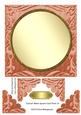 Carved Blank Square Card Front 10