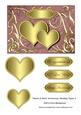 Hearts & Swirls Anniversary/ Wedding Topper 2