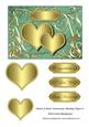Hearts & Swirls Anniversary/ Wedding Topper 4