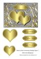 Hearts & Swirls Anniversary/ Wedding Topper 7