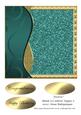 Festive Blank 7x7 Glitter Topper 5
