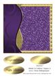 Festive Blank 7x7 Glitter Topper 6