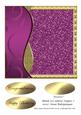 Festive Blank 7x7 Glitter Topper 7