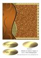 Festive Blank 7x7 Glitter Topper 8