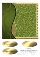Festive Blank 7x7 Glitter Topper 10