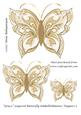Grace Layered Butterfly Embellishments/ Toppers 5